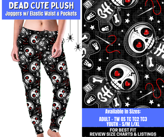 Preorder! Closes 1/26. ETA April. Dead Cute Plush Joggers