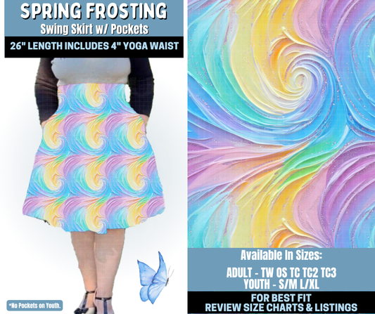 Preorder! Closes 1/15. ETA April. Spring Frosting Swing Skirt