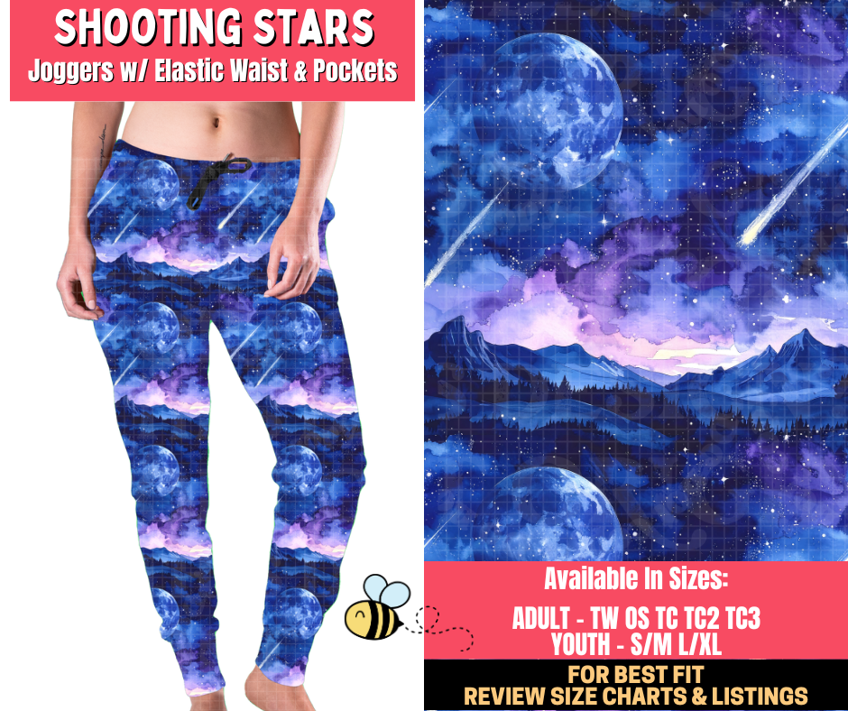 Preorder! Closes 1/28. ETA April. Shooting Stars Joggers