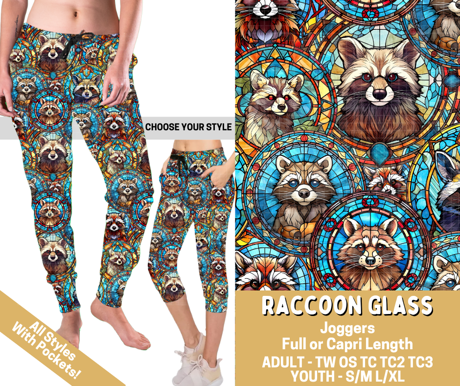 Preorder! Closes 2/26. ETA May. Raccoon Glass Combo Jogger Lengths