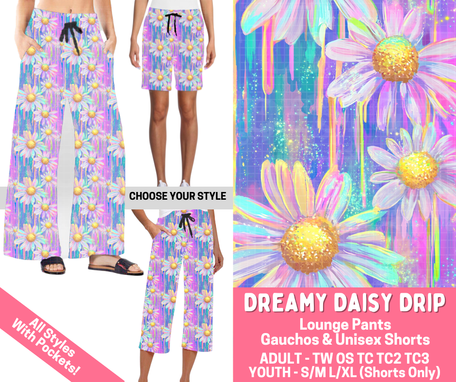 Preorder! Closes 2/16. ETA May. Dreamy Daisy Drip Combo Lounge Lengths