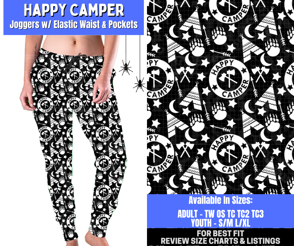 Preorder! Closes 1/26. ETA April. Happy Camper Joggers