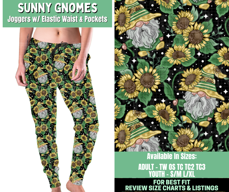 Preorder! Closes 1/7. ETA March. Sunny Gnomes Joggers