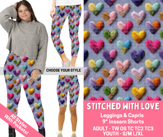 Preorder! Closes 2/16. ETA May. Stitched With Love Combo Legging Lengths