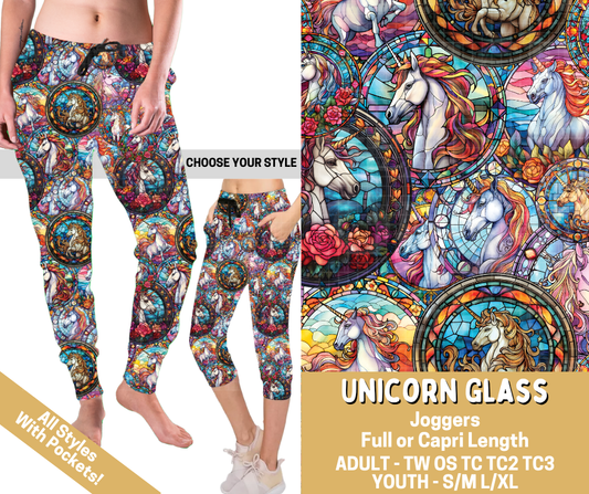 Preorder! Closes 2/26. ETA May. Unicorn Glass Combo Jogger Lengths
