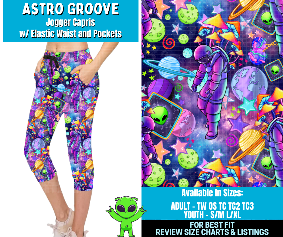Preorder! Closes 2/11. ETA May. Astro Groove Combo Jogger Lengths