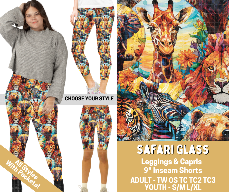 Preorder! Closes 2/26. ETA May. Safari Glass Combo Legging Lengths