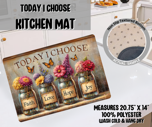 Preorder! Closes 9/10. ETA Dec. Today I Choose Kitchen Mat