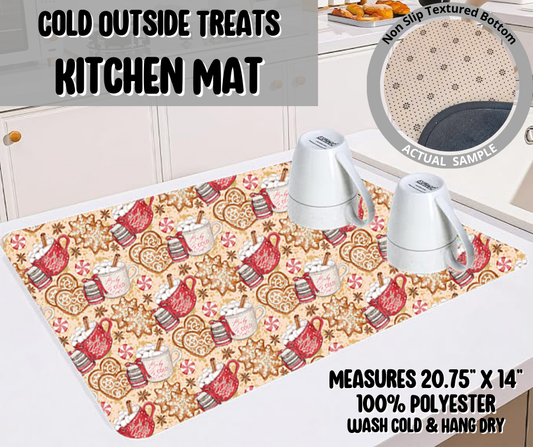 Preorder! Closes 9/10. ETA Dec. Cold Outside Treats Kitchen Mat