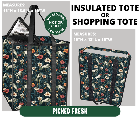 Preorder! Closes 10/7. ETA Jan. Picked Fresh Shopping & Insulated Tote