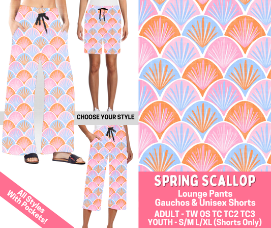 Preorder! Closes 2/16. ETA May. Spring Scallop Combo Lounge Lengths