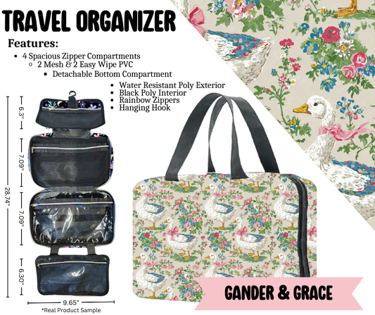 Preorder! Closes 3/30. ETA June. Gander & Grace Travel Organizer