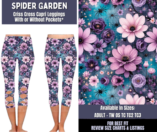 Preorder! Closes 4/1. ETA June. Spider Garden Criss Cross Capri w/ Pockets