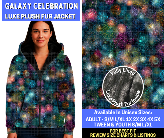 Preorder! Closes 10/29. ETA Jan. Galaxy Celebration Luxe Fur Jacket