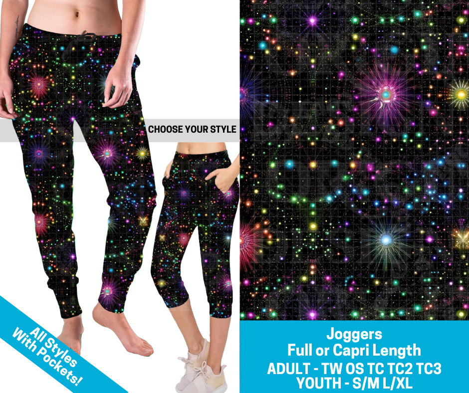 Preorder! Closes 2/11. ETA May. Galaxy Glow Combo Jogger Lengths