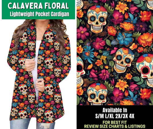 Preorder! Closes 2/18. ETA May. Calavera Floral Pocket Cardigan