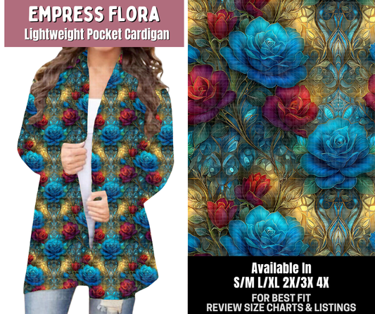 Preorder! Closes 6/4. ETA Sept. Empress Floral Pocket Cardigan