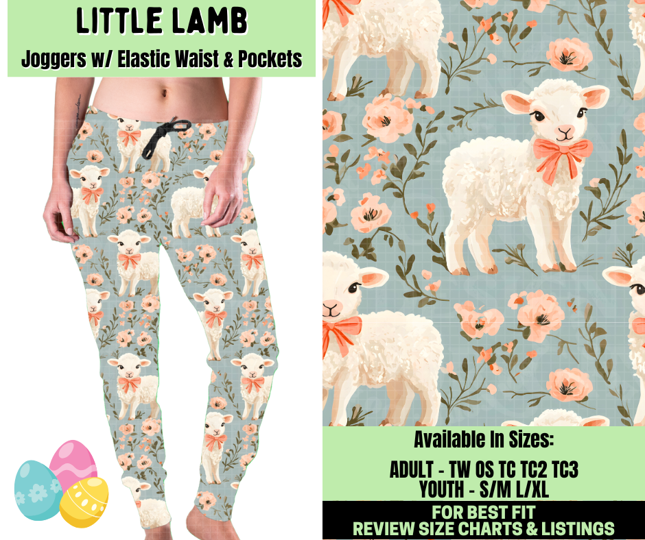Preorder! Closes 1/19. ETA April. Little Lamb Joggers