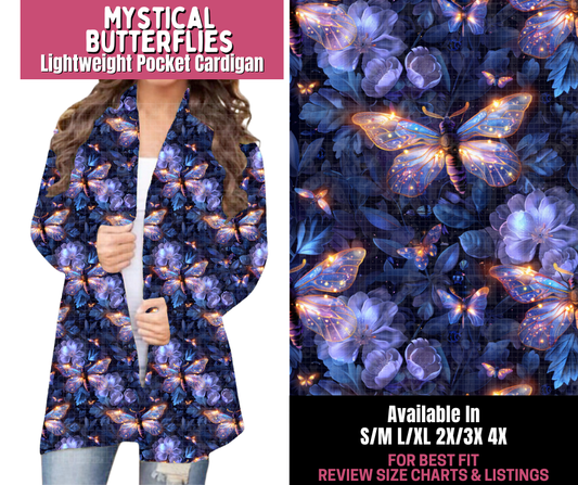 Preorder! Closes 11/10. ETA Jan. Mystical Butterflies Pocket Cardigan