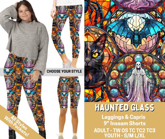 Preorder! Closes 2/26. ETA May. Haunted Glass Combo Legging Lengths
