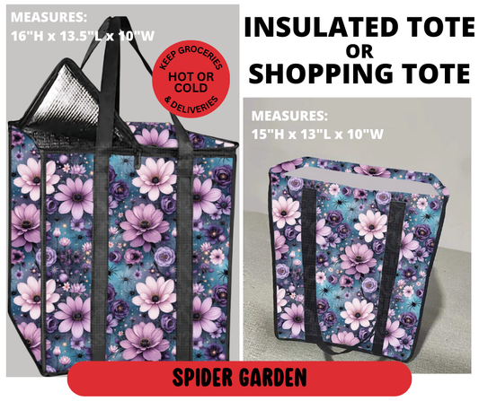 Preorder! Closes 3/23. ETA June. Spider Garden Shopping & Insulated Tote