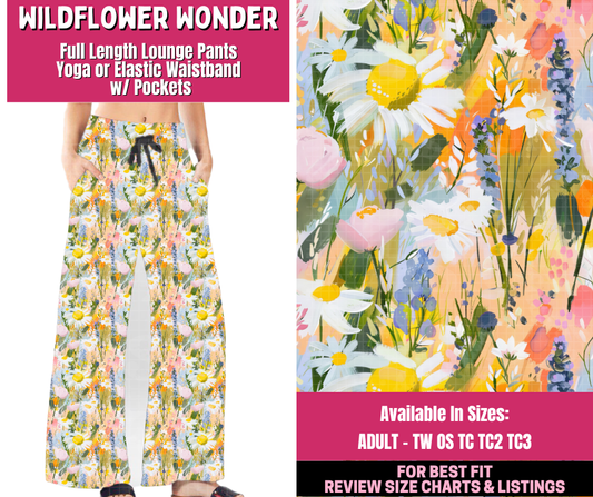 Preorder! Closes 12/31. ETA March. Wildflower Wonder Full Length Lounge Pants