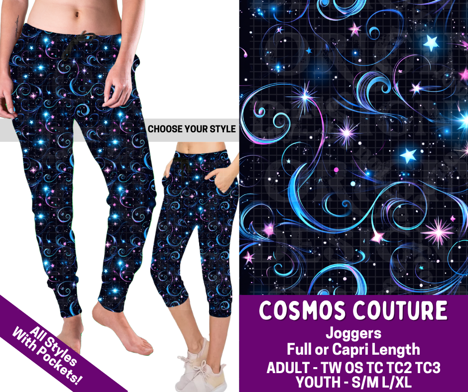 Preorder! Closes 2/19. ETA May. Cosmos Couture Combo Jogger Lengths