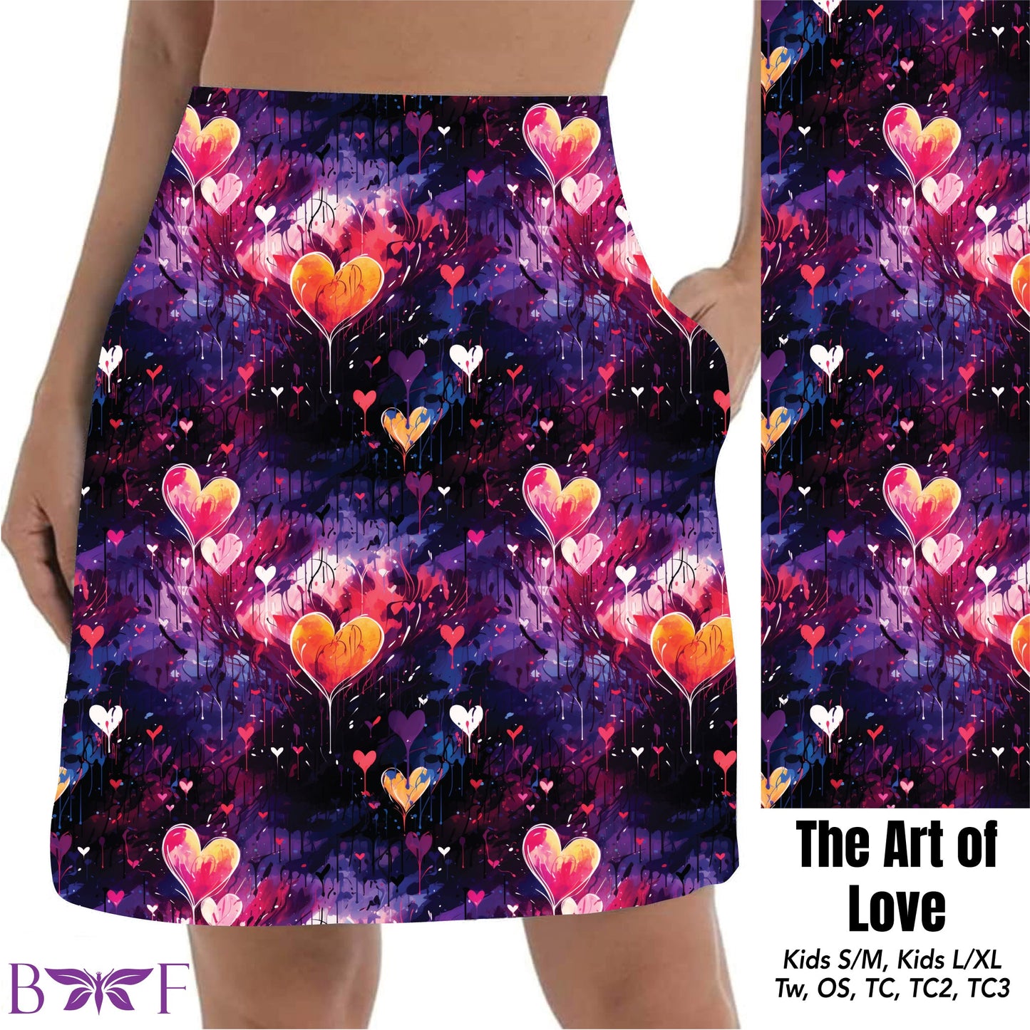 The art of love leggings with pockets