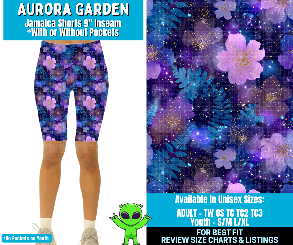 Preorder! Closes 2/11. ETA May. Aurora Garden Combo Legging Lengths