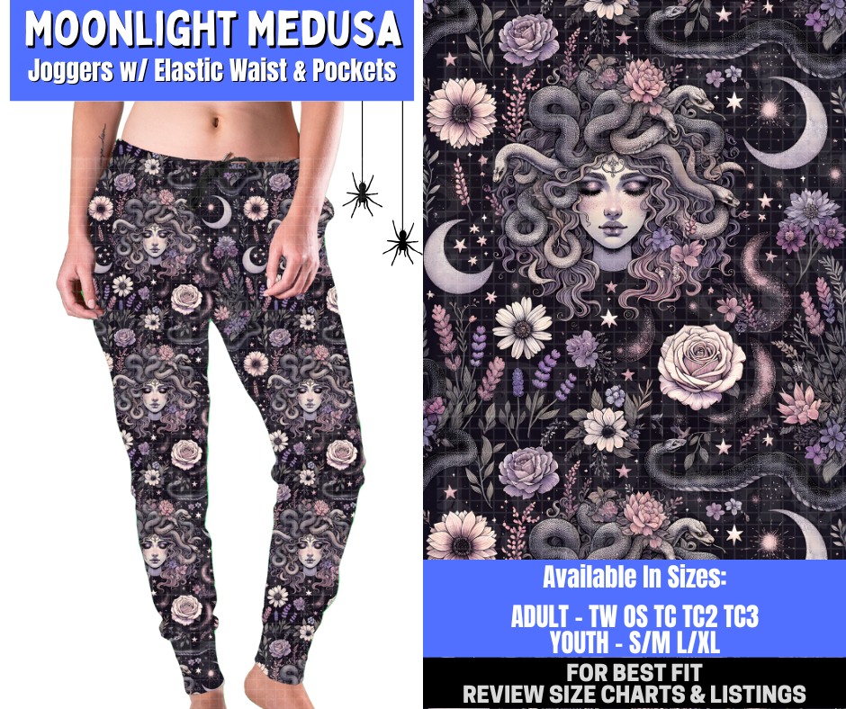 Preorder! Closes 1/26. ETA April. Moonlight Medusa Joggers