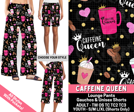 Preorder! Closes 5/28. ETA Aug. Caffeine Queen Combo Lounge Lengths