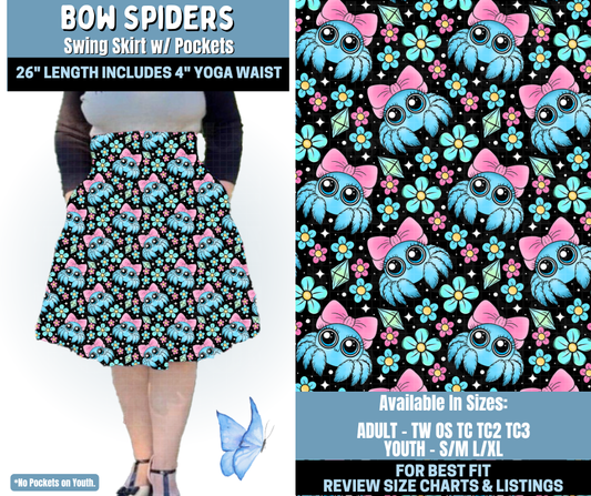 Preorder! Closes 1/15. ETA April. Bow Spiders Swing Skirt