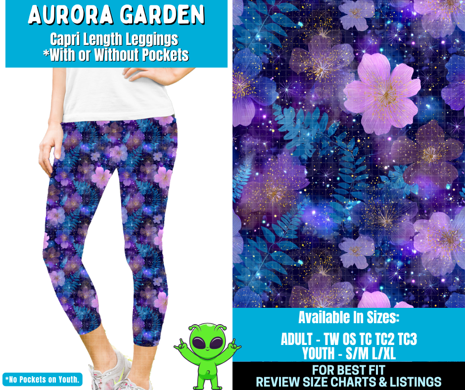 Preorder! Closes 2/11. ETA May. Aurora Garden Combo Legging Lengths