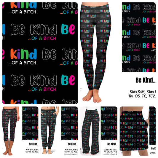 Be kind leggings and capris with pockets