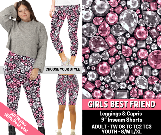 Preorder! Closes 5/28. ETA Aug. Girls Best Friend Combo Legging Lengths