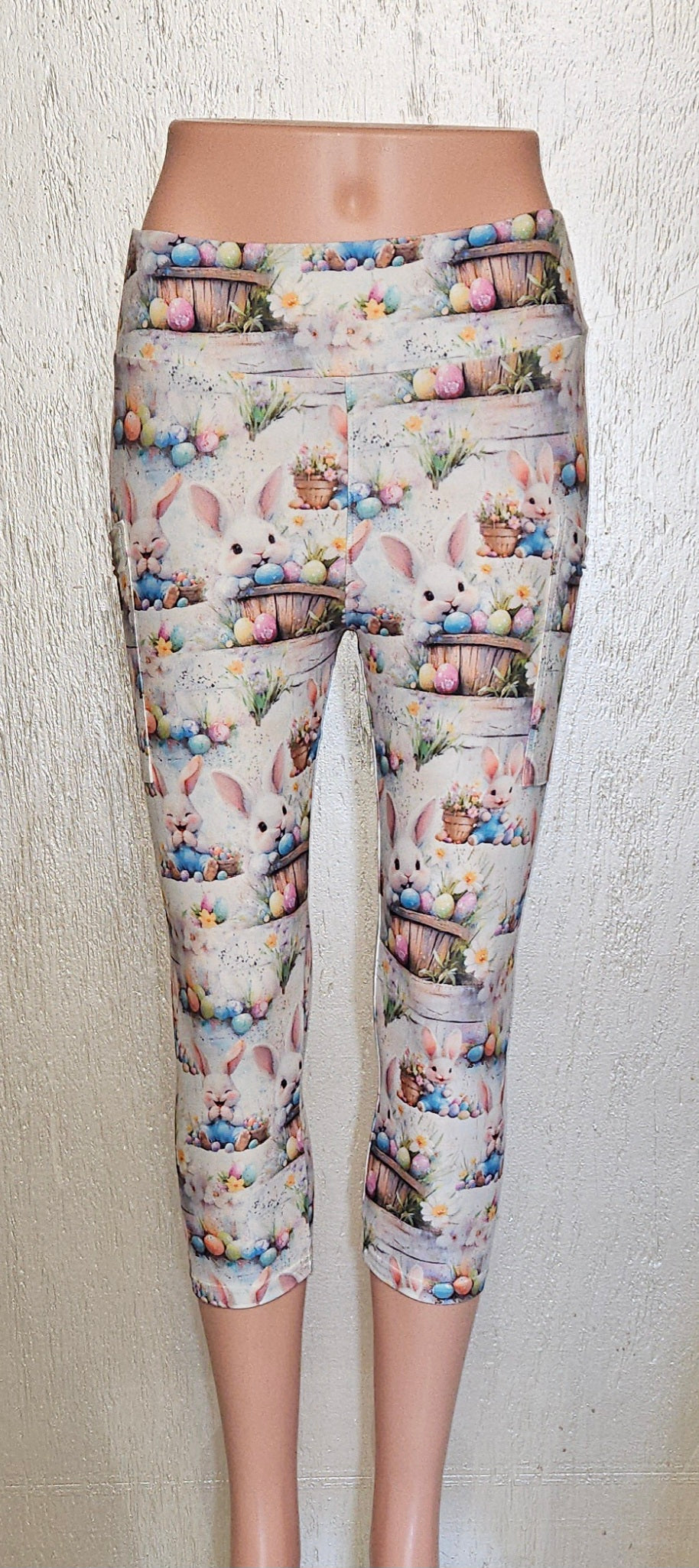 Easter Bunny capris with pockets