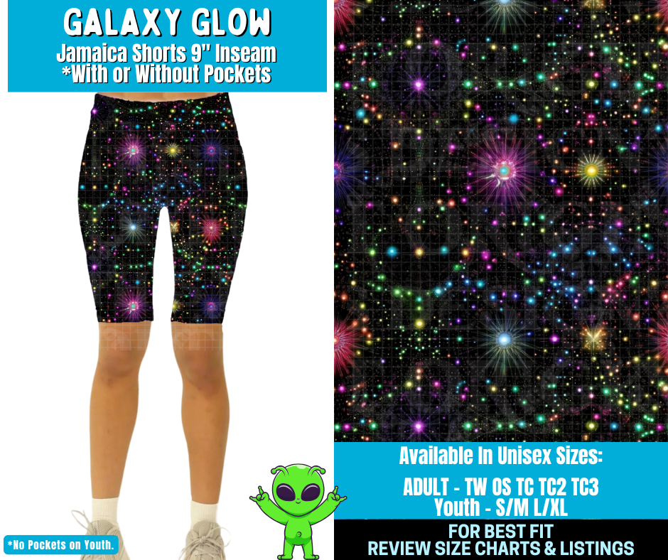 Preorder! Closes 2/11. ETA May. Galaxy Glow Combo Legging Lengths