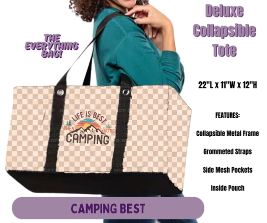 Preorder! Closes 5/14. ETA Aug. Camping Best Collapsible Tote
