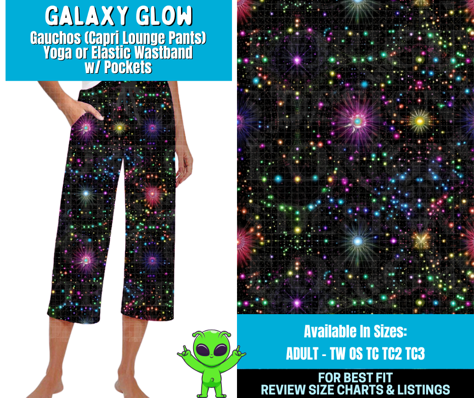 Preorder! Closes 2/11. ETA May. Galaxy Glow Combo Lounge Lengths