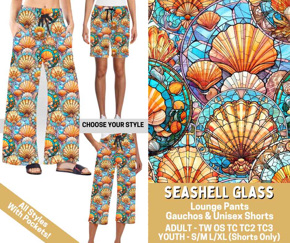Preorder! Closes 2/26. ETA May. Seashell Glass Combo Lounge Lengths