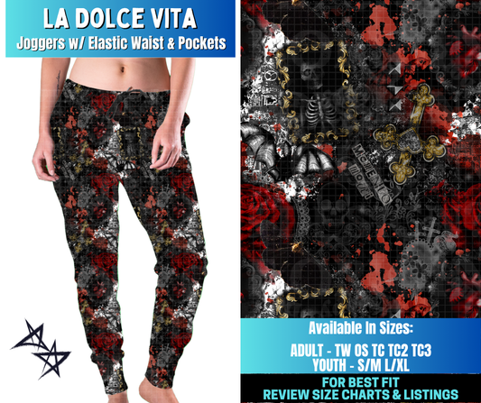 Preorder! Closes 12/17. ETA March. La Dolce Vita Joggers
