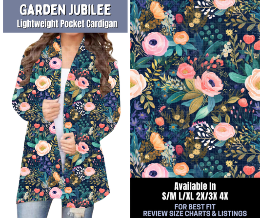 Preorder! Closes 1/8. ETA March. Garden Jubilee Pocket Cardigan