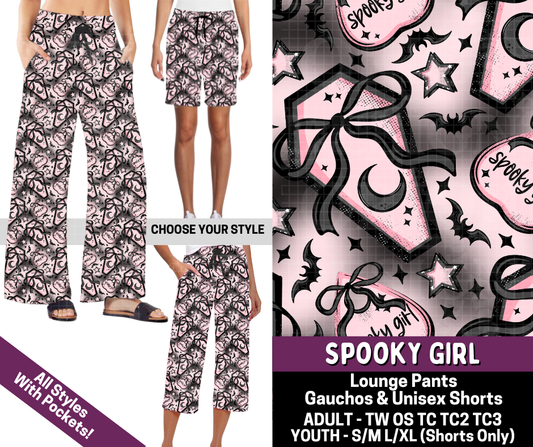 Preorder! Closes 7/9. ETA Oct. Spooky Girl Combo Lounge Lengths