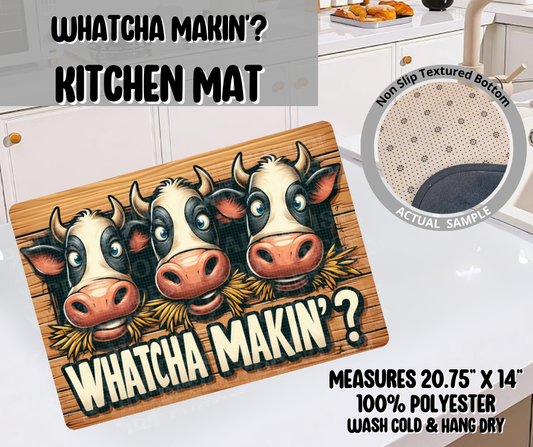 Preorder! Closes 9/10. ETA Dec. Whatcha Makin Kitchen Mat