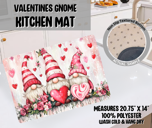 Preorder! Closes 11/26. ETA Feb. Valentine's Gnome Kitchen Mat