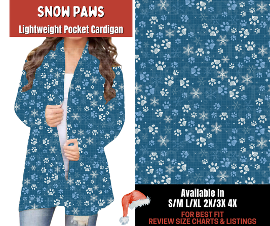 Preorder! Closes 9/24. ETA Dec. Snow Paws Pocket Cardigan