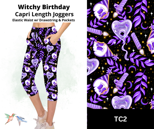 Witchy Birthday Jogger Capri