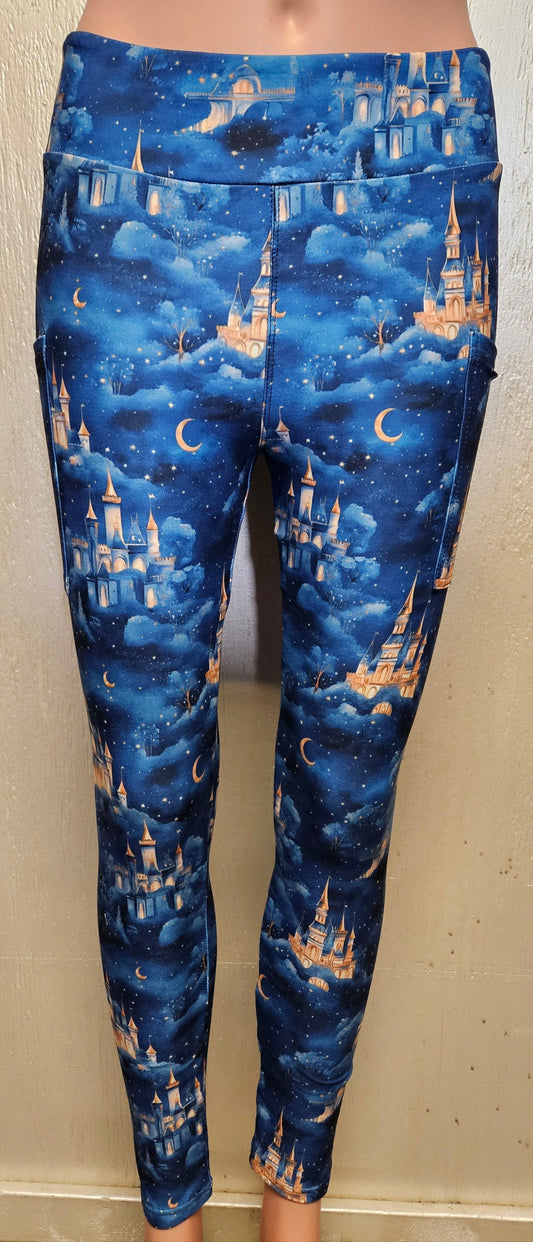 Moon Castle leggings, capris, and skorts with pockets