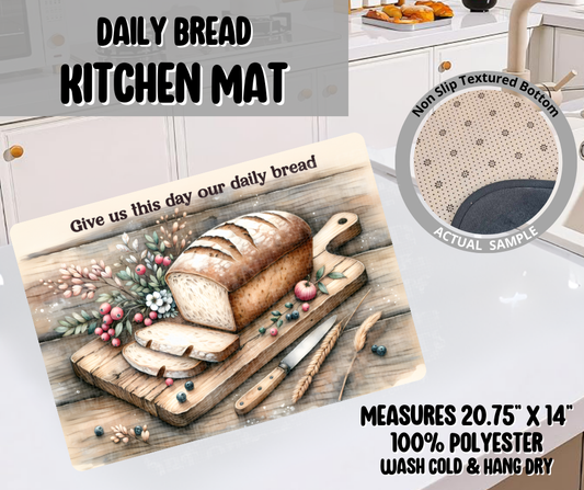 Preorder! Closes 9/10. ETA Dec. Daily Bread Kitchen Mat