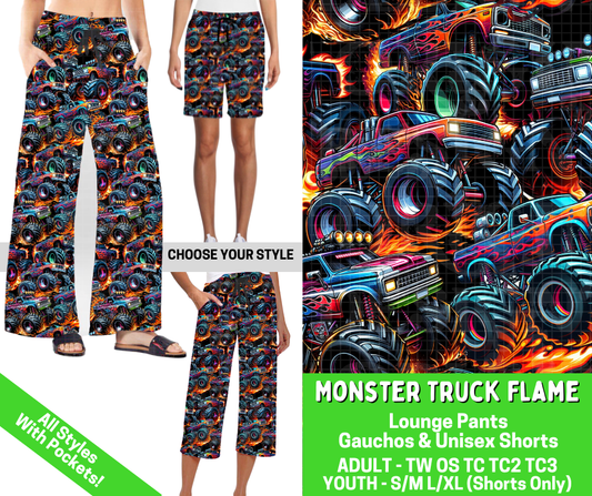 Preorder! Closes 2/25. ETA May. Monster Truck Flame Combo Lounge Lengths